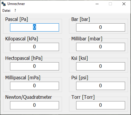 Druckumrechner